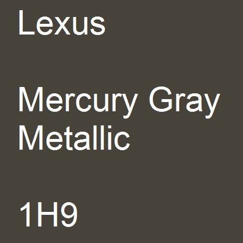 Lexus, Mercury Gray Metallic, 1H9.